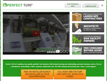 Tablet Screenshot of perfectturf.com